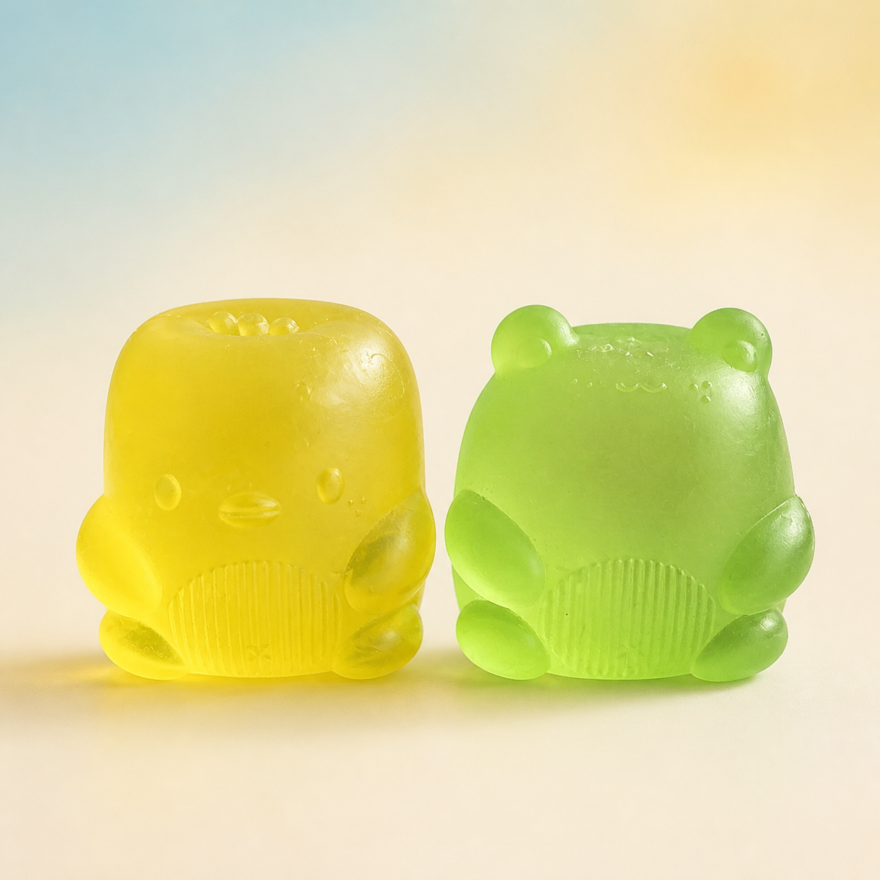 Chick & Frog squishy